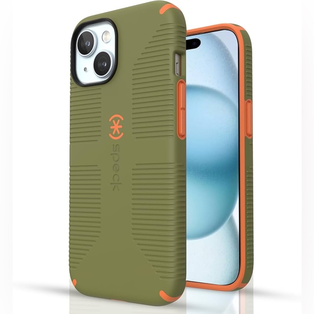 Speck iPhone 15 Plus Case - Built for MagSafe, Drop Protection Grip new